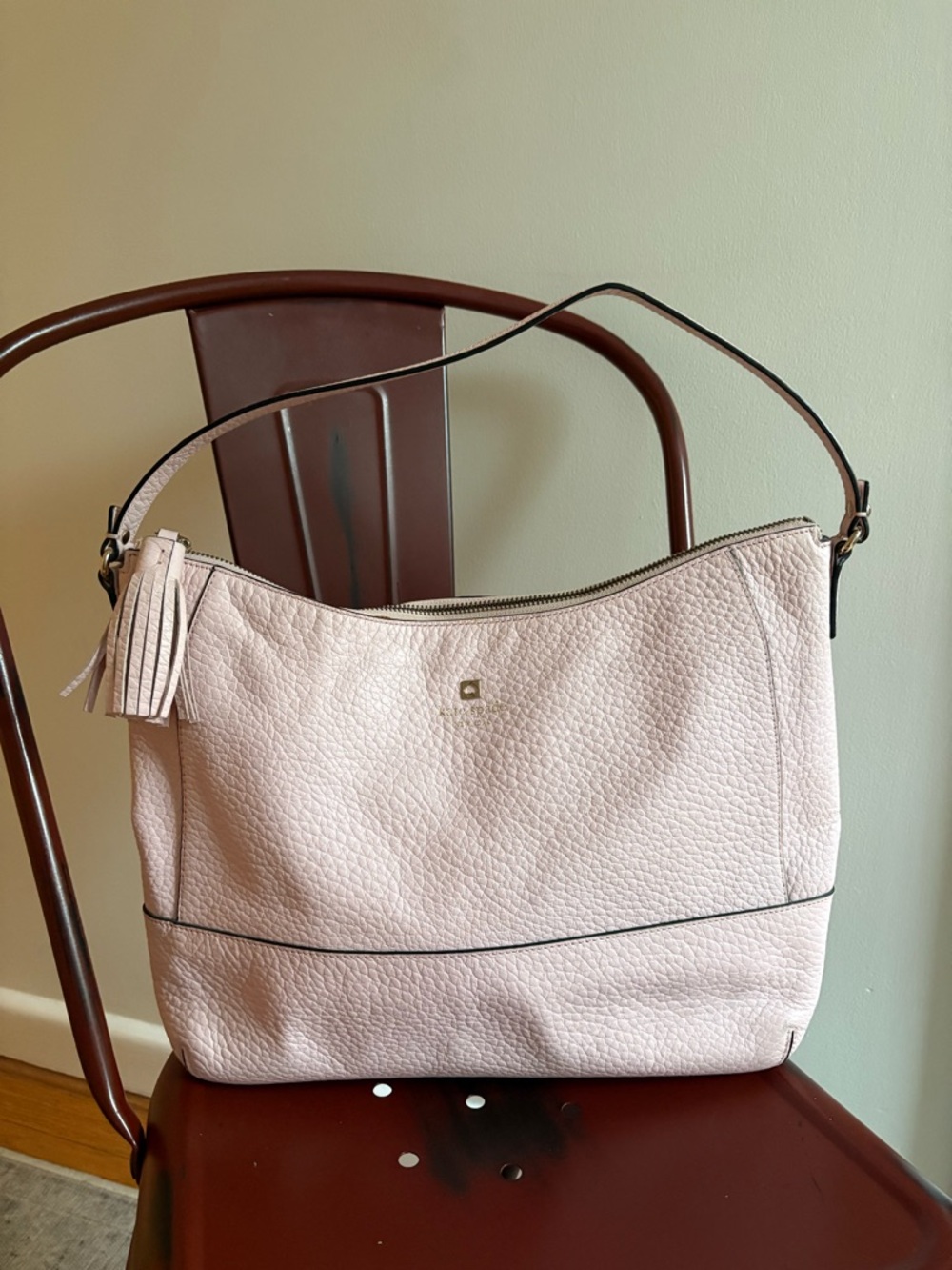 Kate Spade New York Southport Avenue Cathy leather hobo bag in posy pink